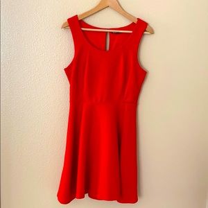 Red Dress From Express Medium